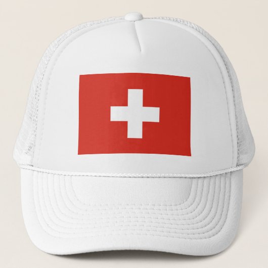 スイス国旗 キャップ (正面)