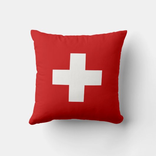 スイス国旗 クッション (裏面)