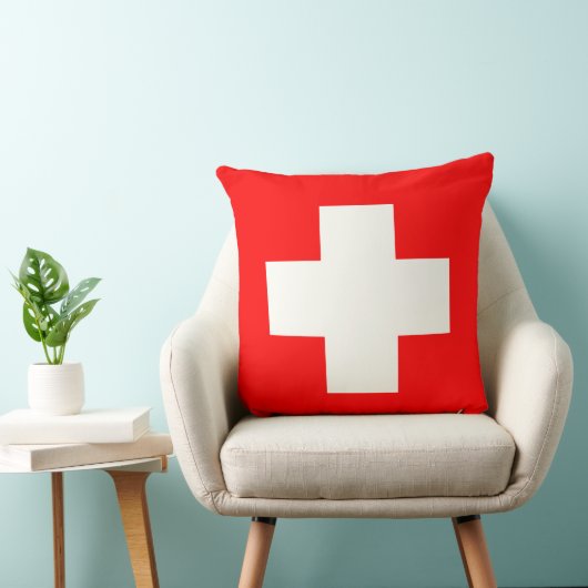 スイス国旗 クッション (椅子)