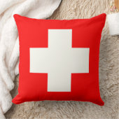 スイス国旗 クッション (ブランケット)