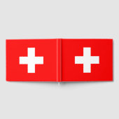 スイス国旗 ゲストブック (全面)