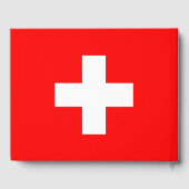 スイス国旗 ゲストブック (裏面)