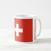 スイス国旗 コーヒーマグカップ (正面右)