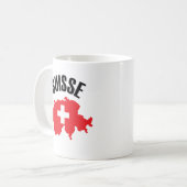 スイス国旗 コーヒーマグカップ (正面左)
