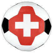 スイス国旗 サッカーボール (回転)