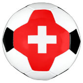 スイス国旗 サッカーボール (回転)