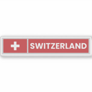 スイス国旗 シール