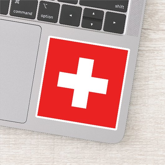 スイス国旗 シール (詳細)