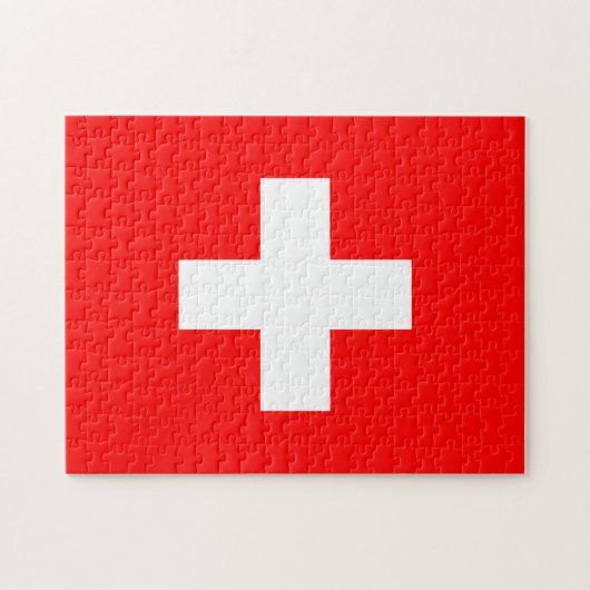 スイス国旗 ジグソーパズル (横)