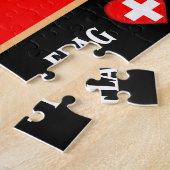 スイス国旗・スイス国/スイス ジグソーパズル (側面)