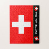 スイス国旗・スイス国/スイス ジグソーパズル (縦)