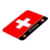 スイス国旗・スイス旅行/スイス マグネット (左側)