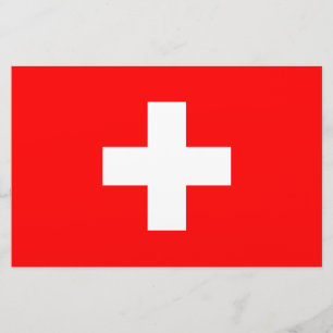 スイス国旗 (スイス連邦) 便箋