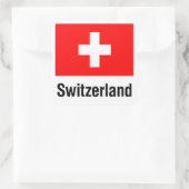 スイス国旗 スクエアシール (バッグ)