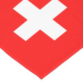 スイス国旗&スポーツファンハウスデコル/スイス ショートテーブルランナー (コーナー)