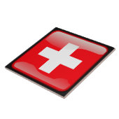 スイス国旗 タイル (側面)