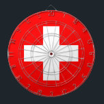 スイス国旗 ダーツボード<br><div class="desc">スイス国旗</div>