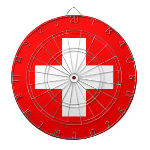 スイス国旗 ダーツボード