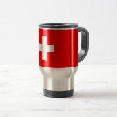 スイス国旗 トラベルマグ (正面右)