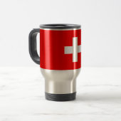 スイス国旗 トラベルマグ (正面左)