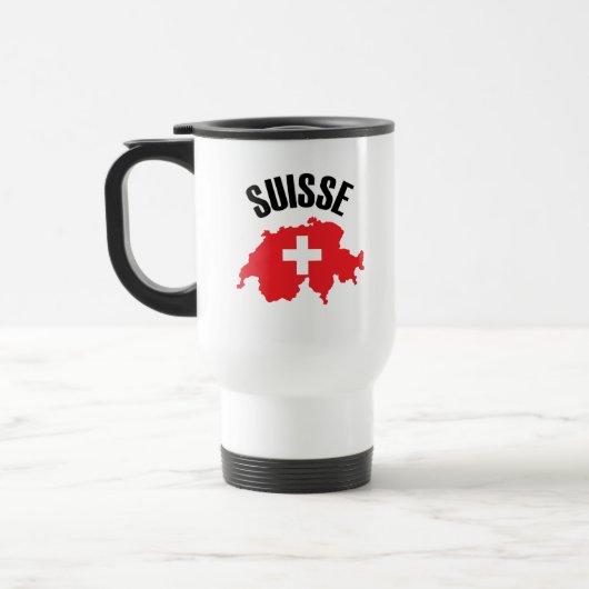 スイス国旗 トラベルマグ (左)