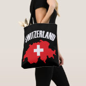 スイス国旗 トートバッグ (クローズアップ)