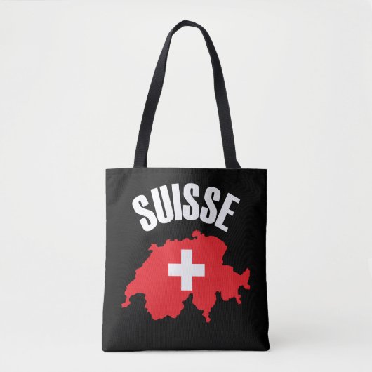 スイス国旗 トートバッグ (正面)