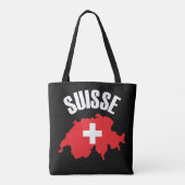 スイス国旗 トートバッグ (裏面)
