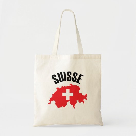 スイス国旗 トートバッグ (正面)