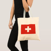 スイス国旗 トートバッグ (正面(商品))