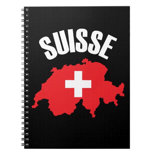 スイス国旗 ノートブック (正面)