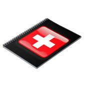 スイス国旗 ノートブック (左側)