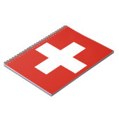 スイス国旗 ノートブック (左側)