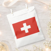 スイス国旗 フェイバーバッグ (クリップ留めされた状態)