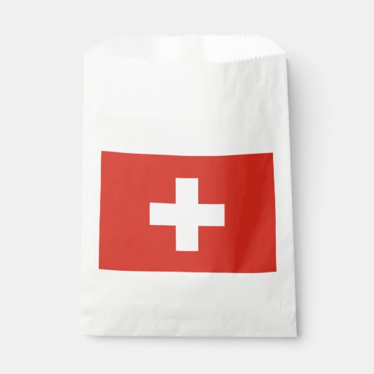 スイス国旗 フェイバーバッグ (正面)