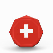 スイス国旗 フォトブロック (正面)