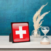 スイス国旗 フォトプラーク (インサイチュ)