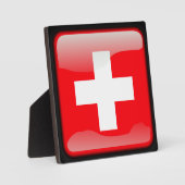 スイス国旗 フォトプラーク (正面)