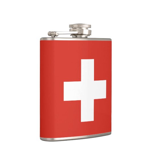 スイス国旗 フラスク (右)