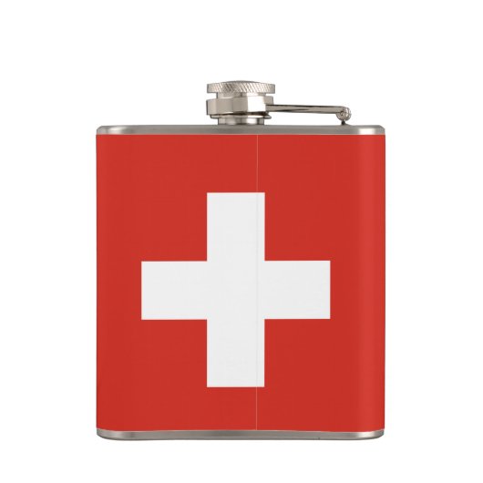 スイス国旗 フラスク (裏面)