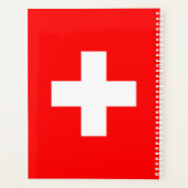 スイス国旗 プランナー手帳 (裏面)