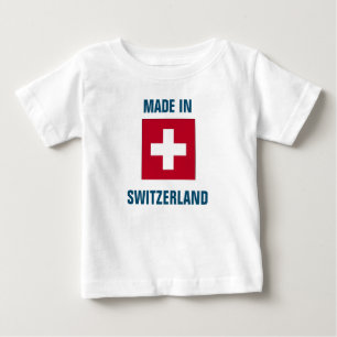 スイス国旗 ベビーTシャツ