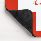 スイス国旗 マウスパッド (コーナー)