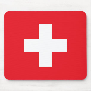 スイス国旗 マウスパッド