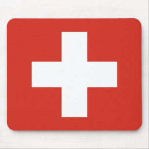 スイス国旗 マウスパッド