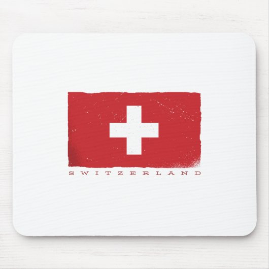 スイス国旗 マウスパッド (正面)