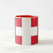 スイス国旗 マグカップ (中央)