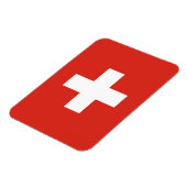 スイス国旗 マグネット (左側)