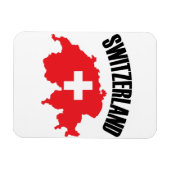 スイス国旗 マグネット (横)