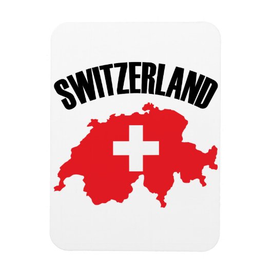 スイス国旗 マグネット (縦)